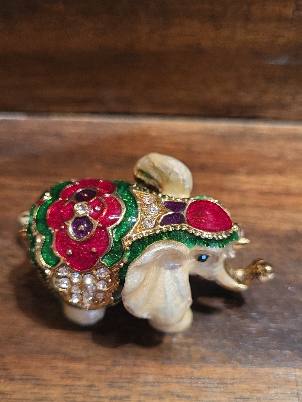 Elephant Trinket Box - Picture 2 of 5